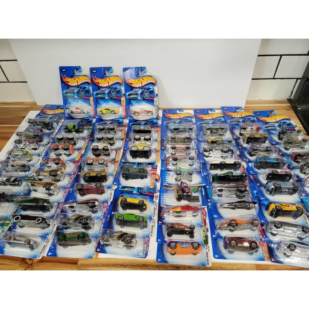 Hot Wheels Box Of 72 All From 2001-2004